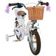Volare Blossom Kinderfahrrad - Mädchen - 12 Zoll - Weiß