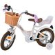 Volare Blossom Kinderfahrrad - Mädchen - 12 Zoll - Weiß