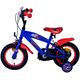 Sonic Prime Kinderfahrrad - Jungen - 12 Zoll - Blau Rot - Zweihandbremsen