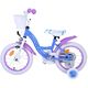 Disney Frozen 2 Kinderfahrrad - Mädchen - 14 inch - Blau / Lila