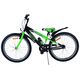 Volare Sportivo Kinderfahrrad - Jungen - 24 Zoll - Schwarz Grün - Zweihandbremsen