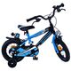 Volare Sportivo Kinderfahrrad – Jungen – 12 Zoll – Blau Schwarz – Zwei Handbremsen