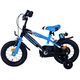 Volare Sportivo Kinderfahrrad – Jungen – 12 Zoll – Blau Schwarz – Zwei Handbremsen