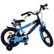 Volare Sportivo Kinderfahrrad – Jungen – 14 Zoll – Blau Schwarz – Zwei Handbremsen