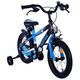 Volare Sportivo Kinderfahrrad – Jungen – 14 Zoll – Blau Schwarz – Zwei Handbremsen