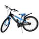 Volare Sportivo Kinderfahrrad - Jungen - 24 Zoll - Schwarz Blau - Zweihandbremsen