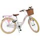 Volare Blossom Kinderfahrrad - Mädchen - 24 Zoll - Weiß - Zwei Handbremsen