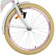Volare Blossom Kinderfahrrad - Mädchen - 24 Zoll - Weiß - Zwei Handbremsen