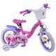Disney Minnie Kinderfahrrad - Mädchen - 14 Zoll - Rosa - Zwei Handbremsen