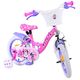 Disney Minnie Kinderfahrrad - Mädchen - 14 Zoll - Rosa - Zwei Handbremsen