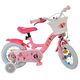 Disney Princess Kinderfahrrad - Mädchen - 12 Zoll - Rosa
