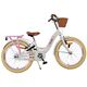 Volare Blossom Kinderfahrrad - Mädchen - 20 Zoll - Weiß - Zwei Handbremsen