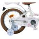 Volare Blossom Kinderfahrrad - Mädchen - 16 Zoll - Weiß - Zweihandbremsen