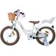 Volare Blossom Kinderfahrrad - Mädchen - 16 Zoll - Weiß - Zweihandbremsen