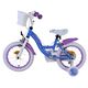 Disney Frozen 2 Kinderfiets - Meisjes - 12 inch - Blauw/Paars - Twee handremmen