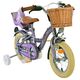 Volare Blossom Kinderfahrrad - Mädchen - 12 Zoll - Lila - Zwei Handbremsen