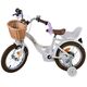 Volare Blossom Kinderfahrrad - Mädchen - 14 Zoll - Weiß