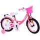 Volare Ashley Kinderfahrrad - Mädchen - 16 Zoll - Rosa/Rot