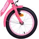 Volare Ashley Kinderfahrrad - Mädchen - 16 Zoll - Rosa/Rot