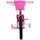 Volare Ashley Kinderfahrrad - Mädchen - 16 Zoll - Rosa/Rot