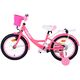 Volare Ashley Kinderfahrrad - Mädchen - 16 Zoll - Rosa/Rot