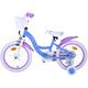 Disney Frozen 2 Kinderfahrrad - Mädchen - 16 Zoll - Blau / Lila