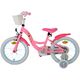 Disney Princess Kinderfahrrad - Mädchen - 16 Zoll - Rosa - Zwei-Hand-Bremsen