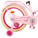 Volare Excellent Kinderfahrrad - Mädchen - 18 Zoll - Rosa - 95 % zusammengebaut