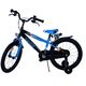 Volare Sportivo Kinderfahrrad - Jungen - 18 Zoll - Blau Schwarz - Zwei Handbremsen