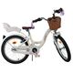 Rower dziecięcy Volare Blossom - dziewczęcy - 18 cali - biały - dwa hamulce ręczne