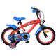 Spider-Man Kinderfiets - Jongens - 14 inch - Blauw/Rood - Twee handremmen