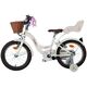 Volare Blossom Kinderfiets - Meisjes - 16 inch - Wit - Twee Handremmen