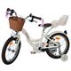Volare Blossom Kinderfiets - Meisjes - 16 inch - Wit - Twee Handremmen