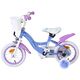 Disney Frost 2 Børnecykel - Piger - 12 tommer - Blå/Lilla