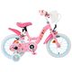 Disney Princess Børnecykel - Pigecykel - 14 tommer - Lyserød - To håndbremser