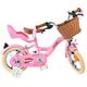 Volare Blossom Børnecykel - Piger - 12 tommer - Lyserød - To håndbremser