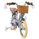 Volare Blossom Børnecykel - Pigecykel - 14 tommer - Lilla - To håndbremser