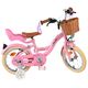 Volare Blossom Børnecykel - Pigecykel - 14 tommer - Pink - To håndbremser