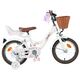 Volare Blossom Børnecykel - Pigecykel - 14 tommer - Hvid - To håndbremser