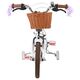 Volare Blossom Børnecykel - Pigecykel - 14 tommer - Hvid - To håndbremser