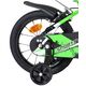 Volare Sportivo Kinderfiets - Jongens - 14 inch - Groen Zwart - Twee Handremmen
