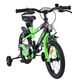 Volare Sportivo Kinderfiets - Jongens - 14 inch - Groen Zwart - Twee Handremmen