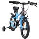 Volare Sportivo Kinderfiets - Jongens - 14 inch - Blauw Zwart - Twee Handremmen