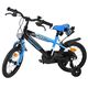 Volare Sportivo Kinderfiets - Jongens - 14 inch - Blauw Zwart - Twee Handremmen