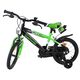 Volare Sportivo Kinderfiets - Jongens - 14 inch - Groen Zwart - Twee Handremmen