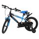 Volare Sportivo Kinderfahrrad - Jungen - 16 Zoll - Blau Schwarz - Zwei Handbremsen