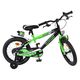 Volare Sportivo Kinderfiets - Jongens - 16 inch - Groen Zwart - Twee Handremmen