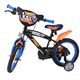 Hot Wheels Kinderfahrrad – Jungen – 14 Zoll – Schwarz, Orange, Blau