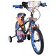 Hot Wheels Kinderfiets - Jongens - 16 inch - Zwart Oranje Blauw - Twee handremmen