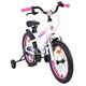 Volare Lily Kinderfiets - Meisjes - 16 inch - Wit Roze Paars